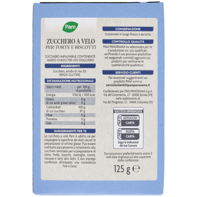 PAM Zucchero a Velo per Torte e Biscotti 125 g – immagine 11