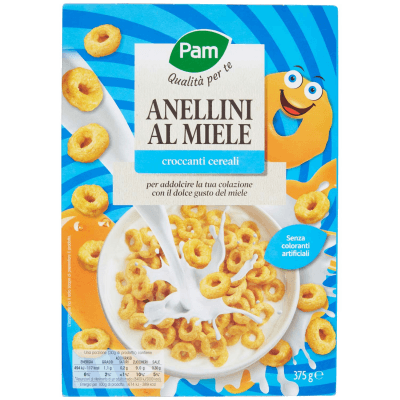 PAM PANORAMA Anellini di Cereali al Miele 375 g – immagine 9