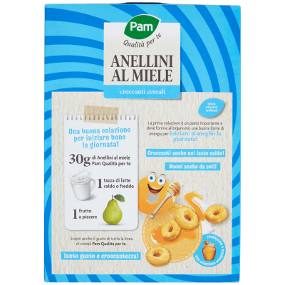 PAM PANORAMA Anellini di Cereali al Miele 375 g – immagine 11