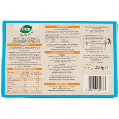 PAM Qualità per te Filetti di Platessa impanati 250 g – immagine 11