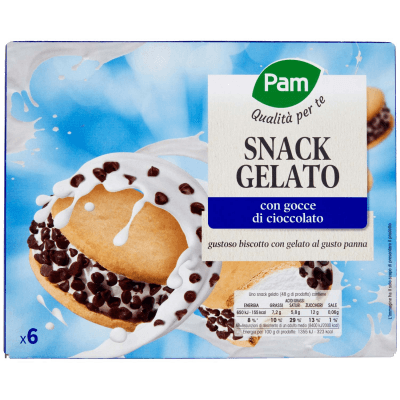 PAM PANORAMA Snack Gelato con gocce di cioccolato 6 x 48 g – immagine 9