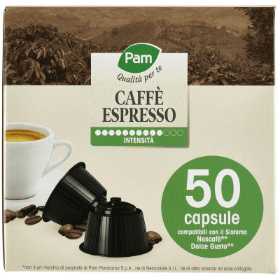 PAM Qualità per te Caffè Espresso 50 capsule compatibili Nescafè* Dolce Gusto* 350g (10x7g) – immagine 11