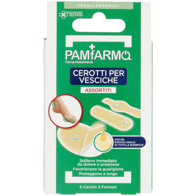 PAMFARMA Cerotti per Vesciche Assortiti 3 Formati 6 pz – immagine 9