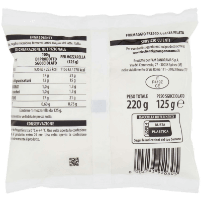 TESORI DELL'ARCA Mozzarella Fiordilatte 125 g – immagine 11