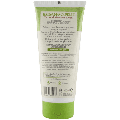 ARKALIA BIO Balsamo Capelli con Olio di Macadamia e Avena 200 ml – immagine 11