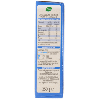 PAM PANORAMA Mozzarelline Panate surgelate 250 g – immagine 12