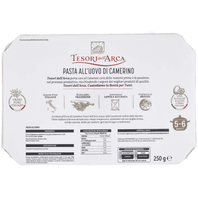 TESORI DELL'ARCA Tagliolini Pasta all'Uovo 250 g – immagine 11