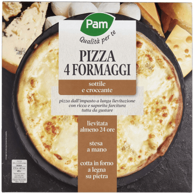 PAM Qualità per te Pizza 4 Formaggi Surgelata 365 g – immagine 9