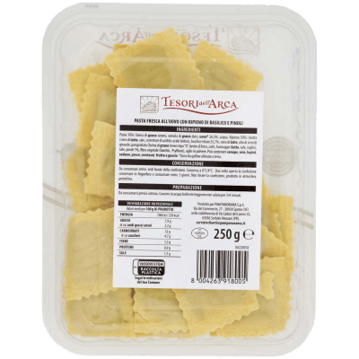 TESORI DELL'ARCA Ravioli al Basilico e Pinoli 250 g – immagine 11