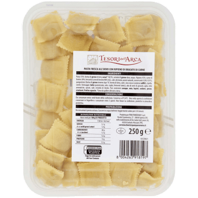 TESORI DELL'ARCA Raviolini al Brasato 250 g – immagine 11