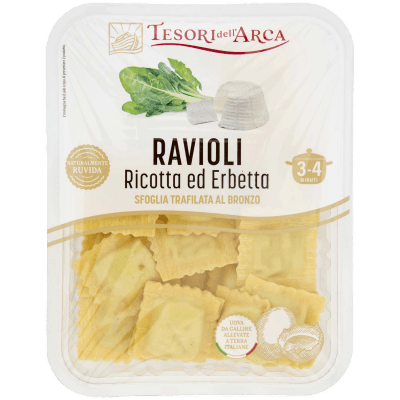 TESORI DELL'ARCA Ravioli Ricotta ed Erbetta 250 g – immagine 9