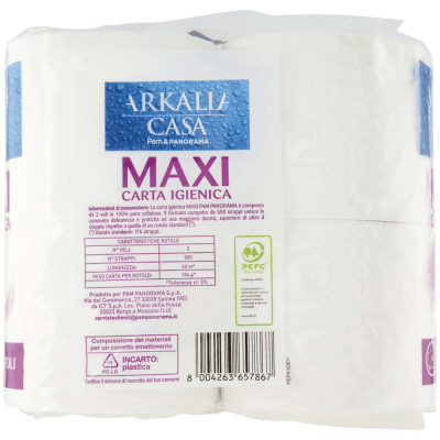 PAM PANORAMA Carta Igienica 2 veli 4 maxi rotoli – immagine 11