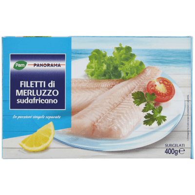 PAM PANORAMA Filetti di Merluzzo sudafricano Surgelati 400 g – immagine 2