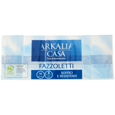 PAM PANORAMA Fazzoletti Salvaspazio 4 veli 10 pacchetti – immagine 9