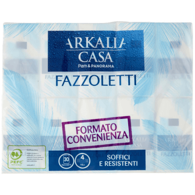 PAM PANORAMA Fazzoletti 4 veli di pura cellulosa 30 pacchetti – immagine 11