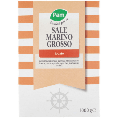 PAM Qualità per te Sale Marino Grosso iodato 1000g – immagine 9