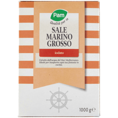 PAM Qualità per te Sale Marino Grosso iodato 1000g – immagine 11