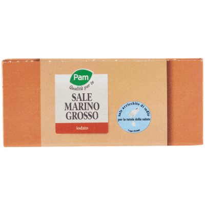 PAM Qualità per te Sale Marino Grosso iodato 1000g – immagine 13