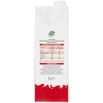 PAM Qualità per te Latte UHT Intero 1 L – immagine 10