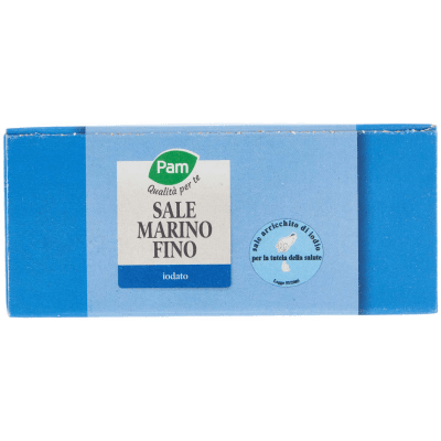 PAM Qualità per te Sale Marino Fino iodato 1000g – immagine 13