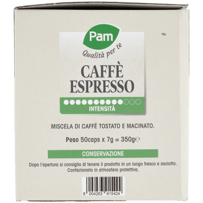 PAM Qualità per te Caffè Espresso 50 capsule compatibili Lavazza* A Modo Mio* 350 g (50x7g) – immagine 10