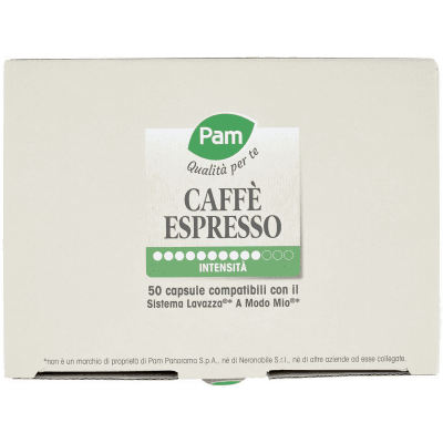 PAM Qualità per te Caffè Espresso 50 capsule compatibili Lavazza* A Modo Mio* 350 g (50x7g) – immagine 13