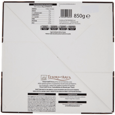 TESORI DELL'ARCA Panettone Fondente 850 g – immagine 14