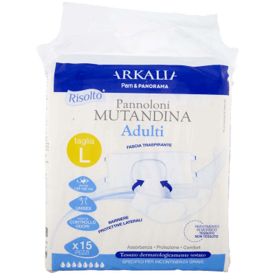 ARKALIA Pannoloni Mutandina Adulti taglia L 15 pz – immagine 9