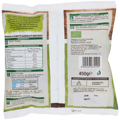 BIO Spinaci a cubetti Surgelati 450 g – immagine 11