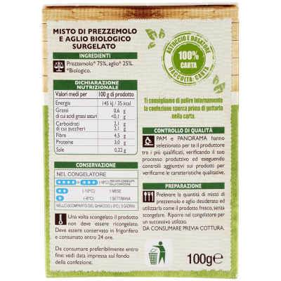 BIO Mix prezzemolo e aglio surgelato 100 g – immagine 11