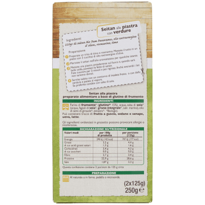 BIO Seitan alla piastra 250g (125g x 2) – immagine 11