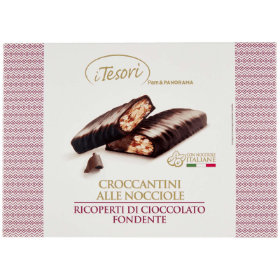 I TESORI Croccantini alle Nocciole Ricoperti di Cioccolato Fondente 200 g – immagine 9