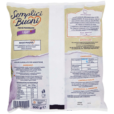 SEMPLICI E BUONI Light Minestrone Leggero* surgelato 600 g – immagine 11