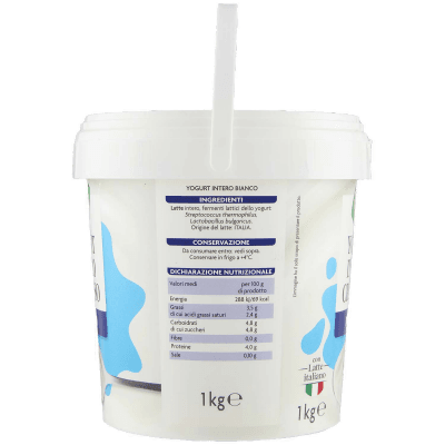 PAM Yogurt Intero Cremoso Bianco 1 kg – immagine 10