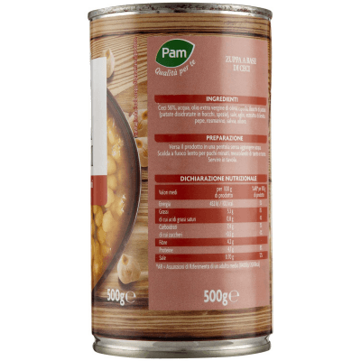 PAM PANORAMA Zuppa di Ceci 500 g – immagine 12