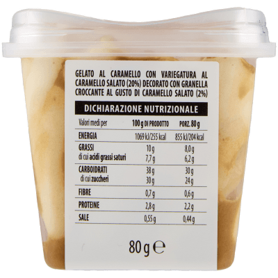 TESORI DELL'ARCA Gelato Caramello Salato 80 g – immagine 10
