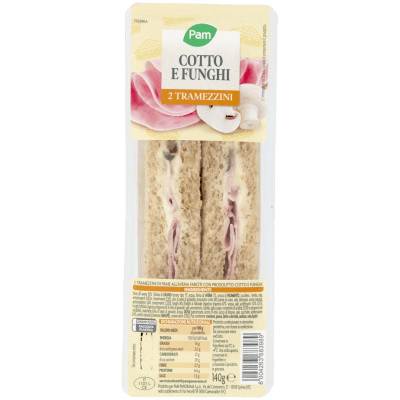 PAM PANORAMA Tramezzini Cotto e Funghi 140 g – immagine 9