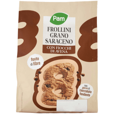 PAM Frollini Grano Saraceno con gocce di cioccolato fondente 700 g – immagine 11