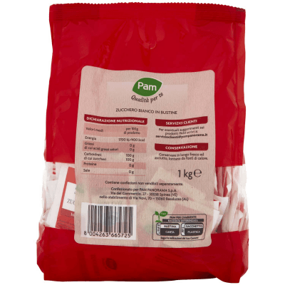 PAM PANORAMA Zucchero Bianco in bustine 1 kg – immagine 11