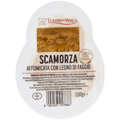 TESORI DELL'ARCA Scamorza Affumicata con Legno di Faggio 150 g – immagine 9