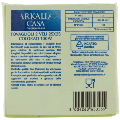 PAM PANORAMA Tovaglioli Party 2 Veli 100 Pezzi – immagine 11