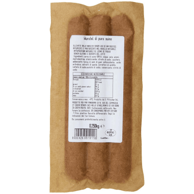 Wurstel altotesini senza pelle senza antibiotici – immagine 11