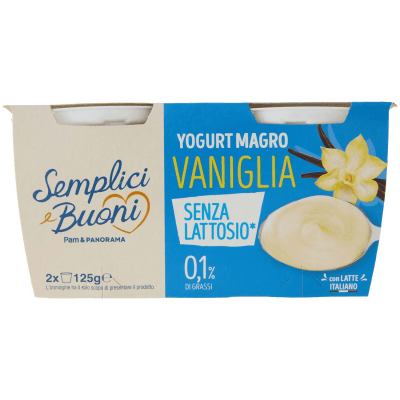 SEMPLICI E BUONI Senza Lattosio Yogurt Magro Vaniglia 2 x 125 g – immagine 9