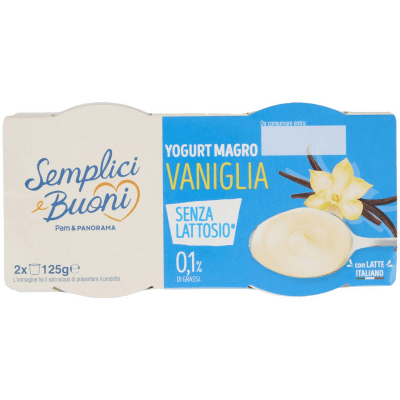 SEMPLICI E BUONI Senza Lattosio Yogurt Magro Vaniglia 2 x 125 g – immagine 13