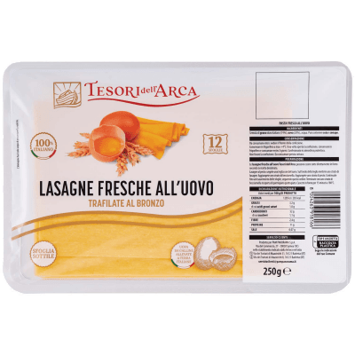 Lasagne fresche all’uovo Tesori dell’Arca 250 g – immagine 4