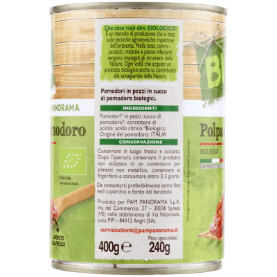 BIO Polpa di Pomodoro Biologica 400 g – immagine 10