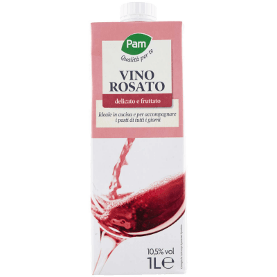 PAM Qualità per te Vino Rosato 1 L – immagine 9
