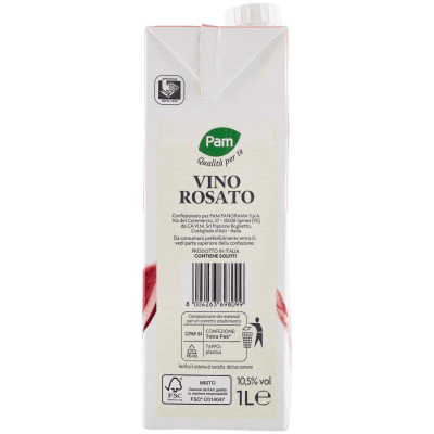 PAM Qualità per te Vino Rosato 1 L – immagine 10