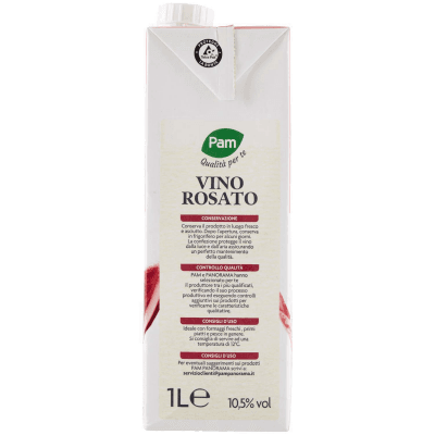 PAM Qualità per te Vino Rosato 1 L – immagine 12