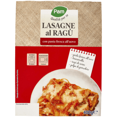 PAM PANORAMA Lasagne al ragù 400 g – immagine 9
